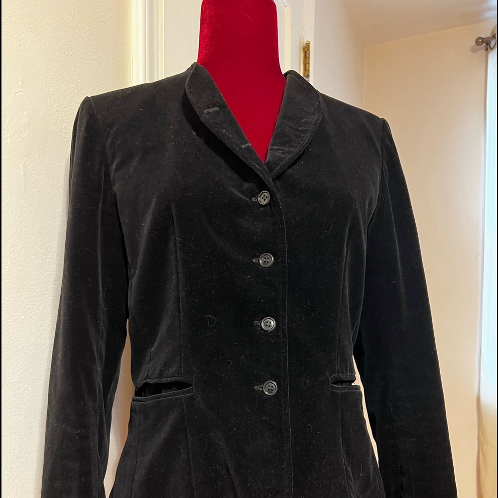 Vintage velvet jacket